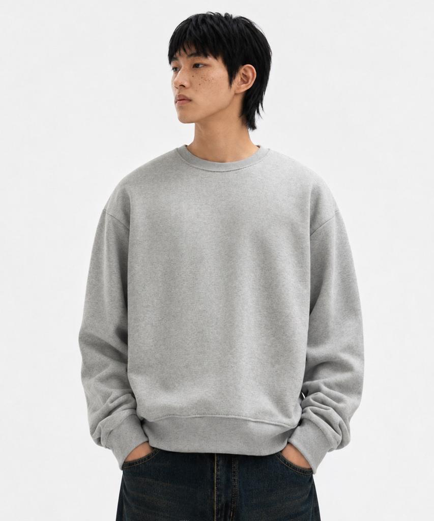 OSI Semi-Crop Sweatshirt Gray