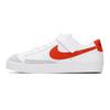 Chaussures de Skateboarding pour Enfants Blazer Low top Blanc Rouge Enfants Âgés de 3 à 7 Ans DA4075-106