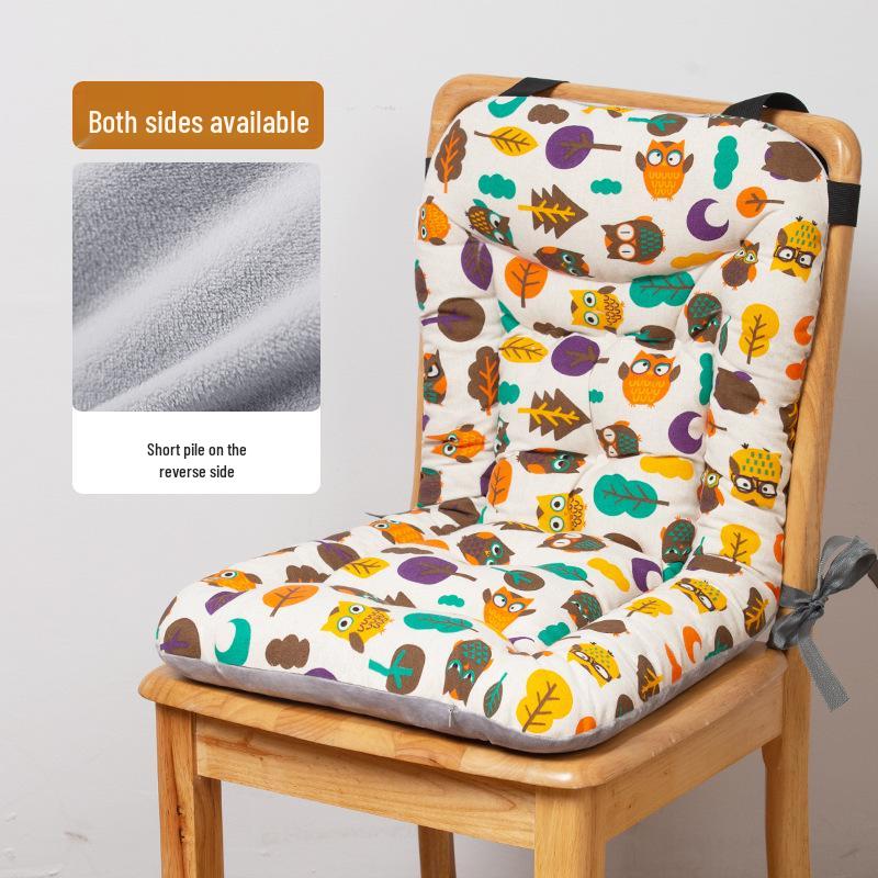 Winter Lounge Chair Cushion: Thick, Soft Seat & Backrest Support for Extended Sitting