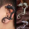 Retro Punk Dragon Ear Clip Earrings (Unisex, Non-Pierced)