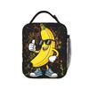 Cool Banana Wearing Sunglasses  - Funny Fruit Eyewear Lunch Bag  Casual Lunch Box For Child Insulated Cooler Bag Tote Food Bags