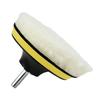 5pcs 4-inch 100mm Pads Polishing Wheel for Electric Drill Polisher Sanding and Buffing Accessory Car Beauty Waxing Sponge Wheel