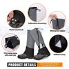 1 Pair Waterproof Outdoor Leg Gaiter Boot Shoe Cover Leg Warmers For Hiking Skiing Winter Travel Foot Protection Guard Unisex