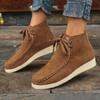 Arm Ined Nkle Oots Plush Warm Lined Ankle Boots Canvas Shoes
