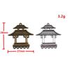 Chinese Pavilion Charm Connectors Character Animal Ethnic Style Findings For DIY Jewelry