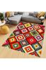 Eliana Home Waschbarer bedruckter Teppich LNA0461