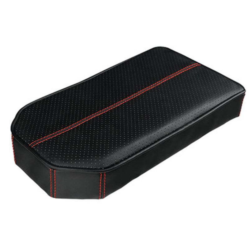 

Leather Center Console Armrest Cushion For Car Universal Designer Arm Rest Cover Memory Foam Auto Armrest Pad Support Accessorie