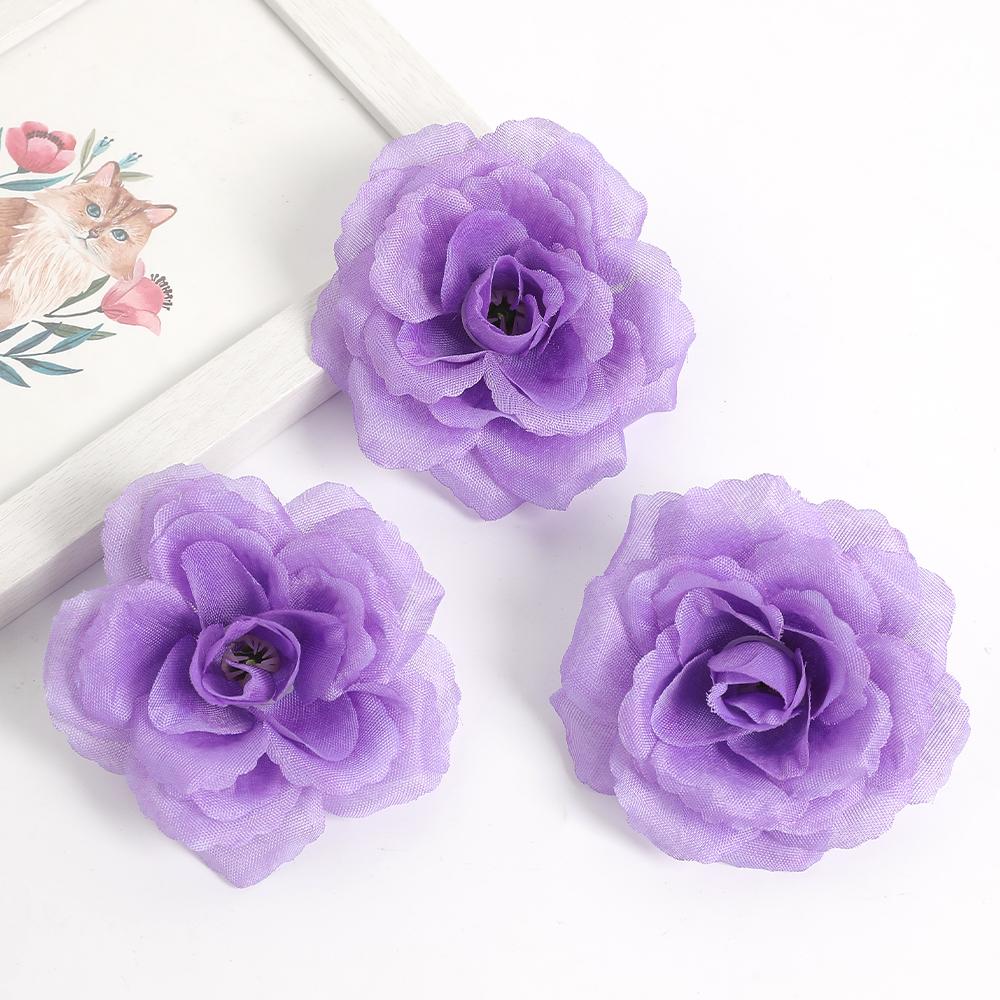 10/20Pcs Artificial Rose Flower Heads Valentine's Day Bouquet And Photo Props Baby Bride Gift Party Mother's Day Wall Decoration