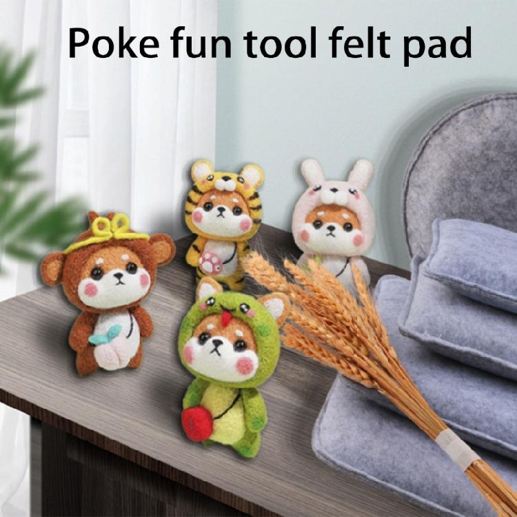 Multipurpose Needle Felting Cushion Temperature And Wear-Resistant Needle Felting Pad For Punch Needle And Embroidery