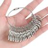 100 stücke Ring Sizer Ring Gauges mit Finger Sizer Schmuck Größe Messen Werkzeug Set Ring Gauges mit Finger Sizer Schmuck Größe Messen