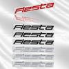 KFLV8 3D Metal For Fiesta Mk8 Rear Tailgate Boot Badge 2017-2021 Car Sticker Trunk Body Letters Emblem Decoration Accessory