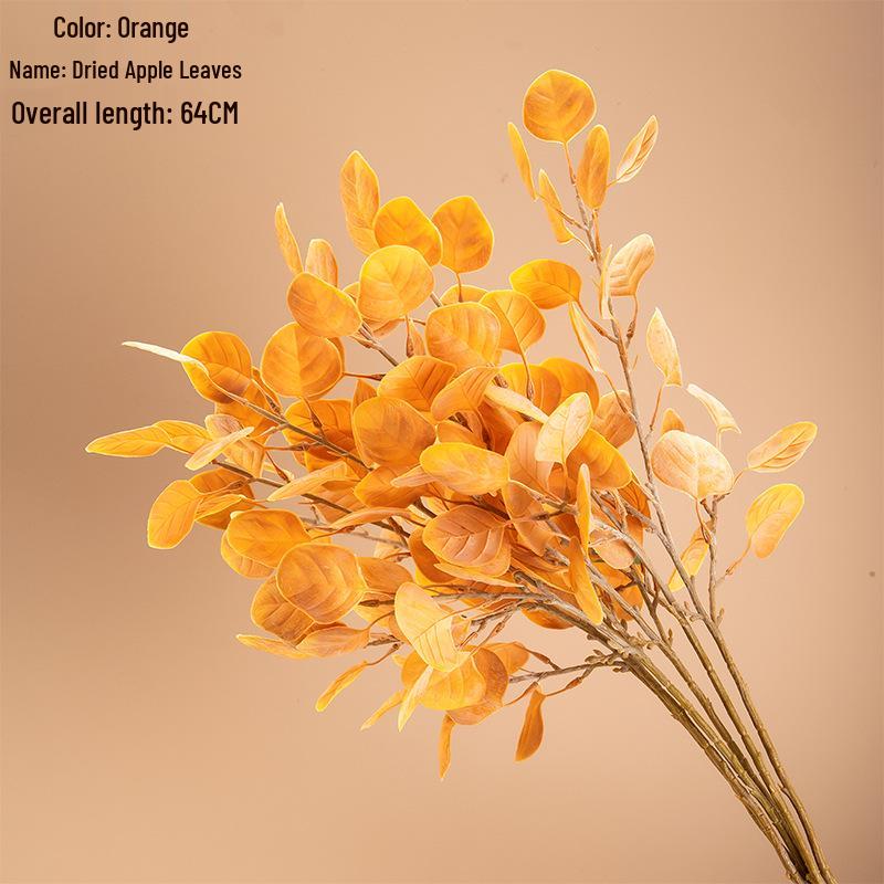 Artificial Dried Apple Leaves for Home and Wedding Decor - MW56668