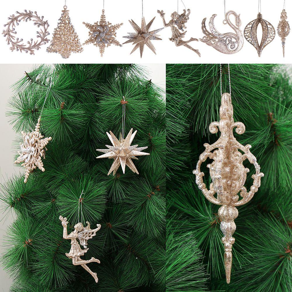 Kids Tags Angel Home Decorations Snowflake Hangings Christmas Ornaments Xmas Tree Pendant