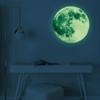 Charm Home Decoration Room Wall Stickers Luminous Decor Multi Sizes Window Earth Moon Glow In The Dark Moonlight 3D