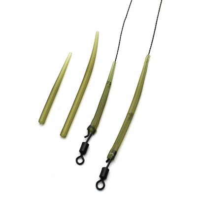 30PCS Carp Fishing Accessories Anti Tangle Sleeves Line Aligner Hook Sleeve for Carp Fishing Rig Hair Ronnie Rig Terminal Tackle