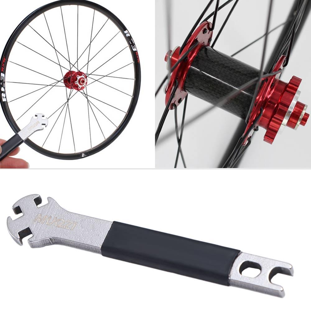 Portable Wheel Spoke Wrench Tool Stainless Steel Spoke Cap Tool Bike Spoke Wrench  MTB