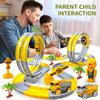 Kids Magic Climbing Track Toy Engineering Car Educational Train Set Birthday Gift For Children