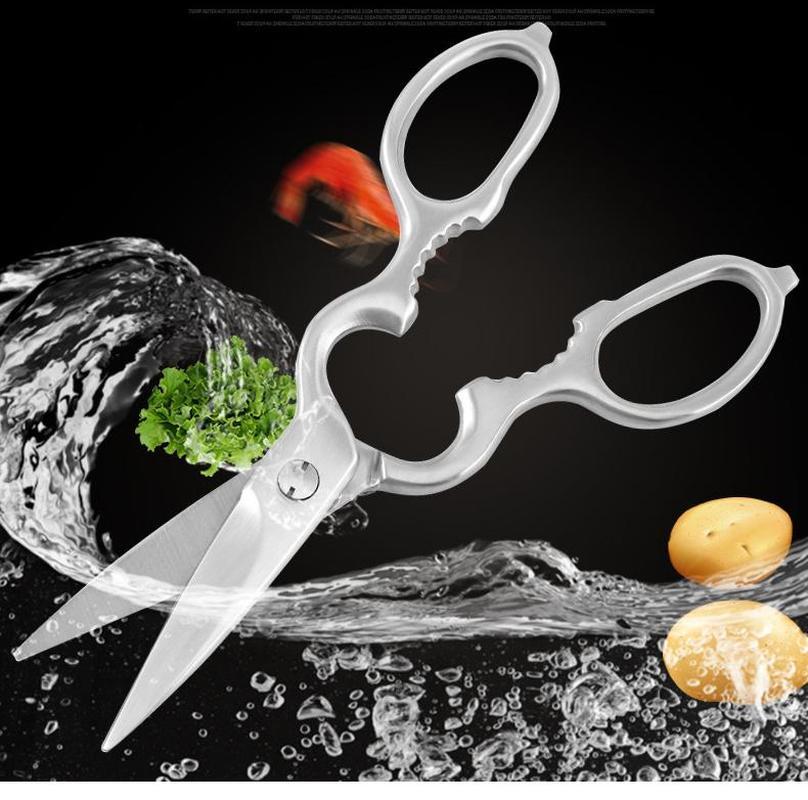 Multifunkční kuchyňské nůžky Nůžky na ořechy pro domácnost z nerezové oceli