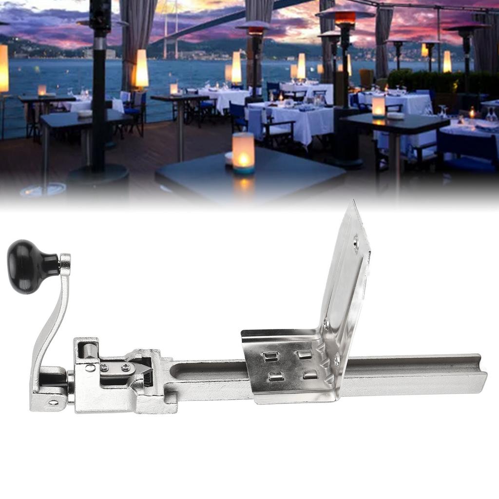Manual Table Can Opener Cast Steel Blade Heavy Duty Industrial Can Opener for Restaurant with Steel Base