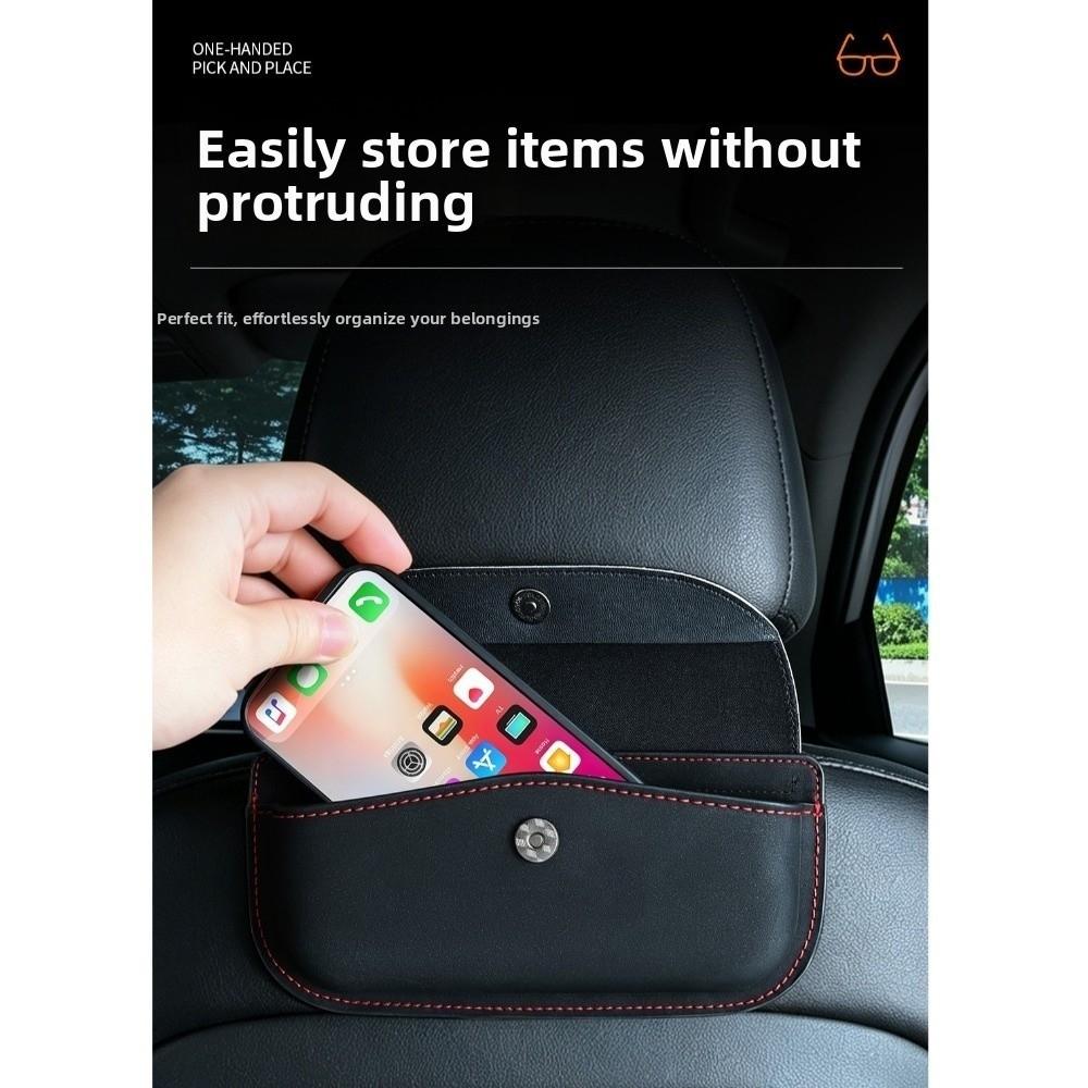 Space Saving Sunshade Storage Bag Multi-functional Vehicle Glasses Holder Ticket Card
