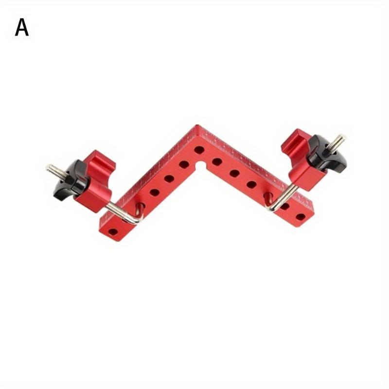 

140 мм 3/6 шт. 90-градусный угловой позиционер, столярный зажим, фиксатор для лобзика, фиксирующая клипса из алюминиевого сплава для фоторамки A 3PCS