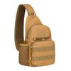Outdoor Camouflage Multifunctional Tactical Crossbody Chest Bag with Water Bottle Holder for Men and Women