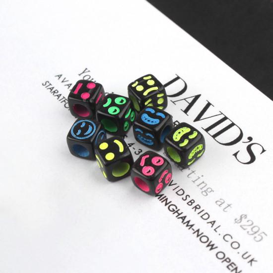 100pc Mixed English Letter Bead Cube Alphabet Beads Jewelry Findings Acrylic Bead for Jewelry Making