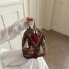 Schoolbag Retro Ethnic Style Girls Small Backpack Fashion Fringed Design Trend Versatile Small Backpack Messenger Bag Multi-purpose Bag
