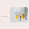 Cute Duck Bathroom Hair Catcher Self Adhesive Wall Mount Reusable Waterproof Hair Trap for Shower Sink