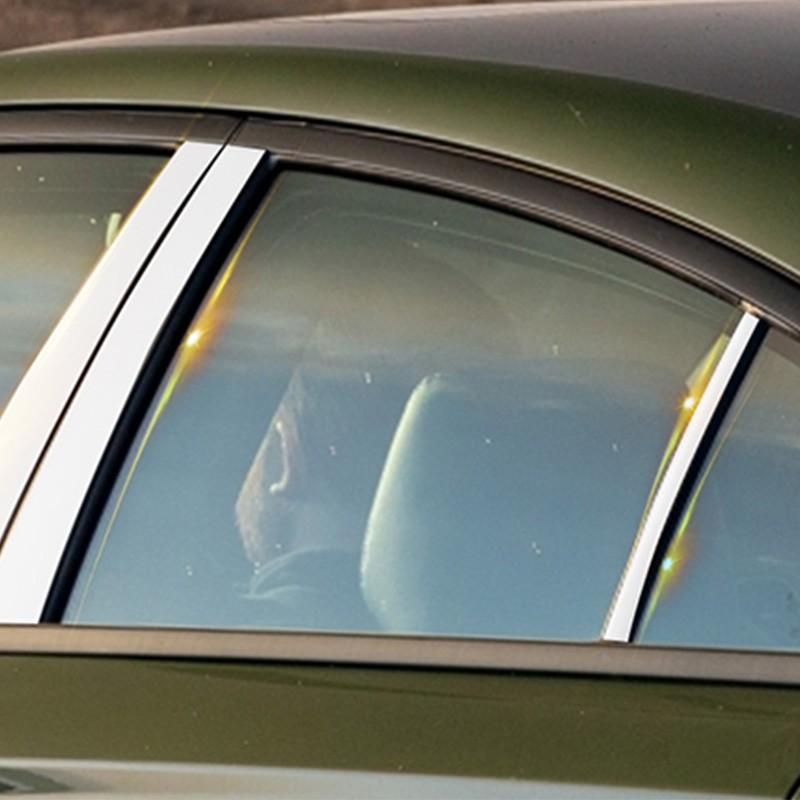 Chrome Window Pillar Posts Molding Trim For 2011-2021 Dodge Charger Accessories