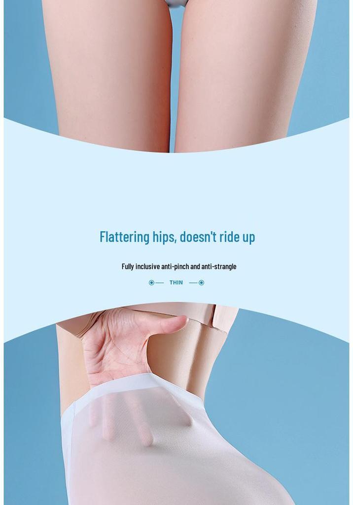 2026 Ultra-Thin Ice Silk High-Waisted Tummy Control Postpartum Briefs for Women