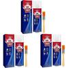 3x Spray Selante Impermeável para Reparo de Vazamentos Multifuncional Pasta Fixadora para Rachaduras Descascadas com Pincel para Banheiro Cozinha