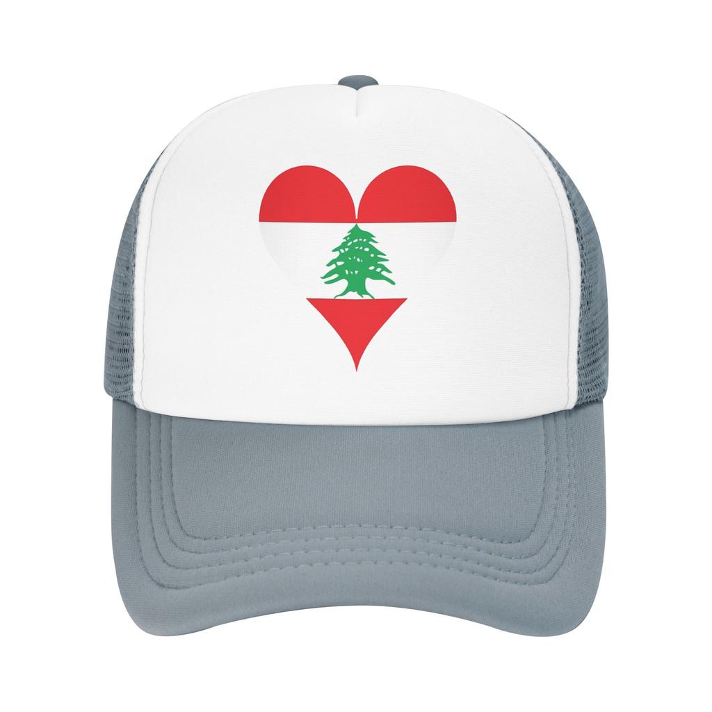 Lebanon Flag Lebanese Mesh Baseball Caps Unisex HipHop Trucker Hat Hat Adjustable Snapback Caps Dad Hat Summer Trucker Cap