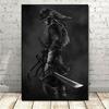 Japanese Anime Aesthetic Wall Art Game Retro Samurai HD Oil On Canvas Posters And Prints Home Bedroom Decoration Gifts