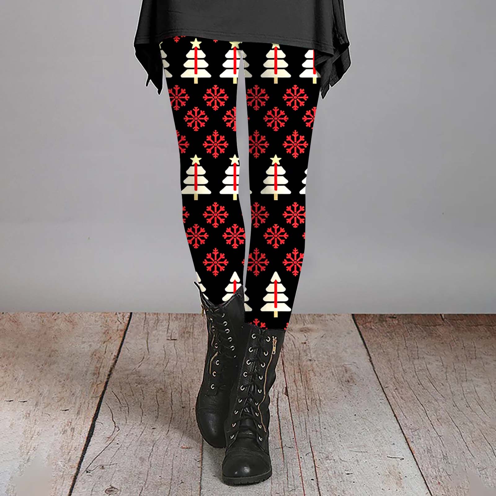 

Женская мода, эластичные брюки с принтом на Хэллоуин, повседневные домашние брюки для сна S винный