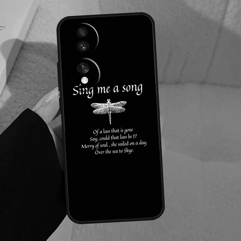 Outlander Sassenach Dragonfly For Honor Magic 7 Lite 6 5 V5 Case For Honor 400 200 Pro 90 70 50 X8a X8b X9a X9b X9c Cover