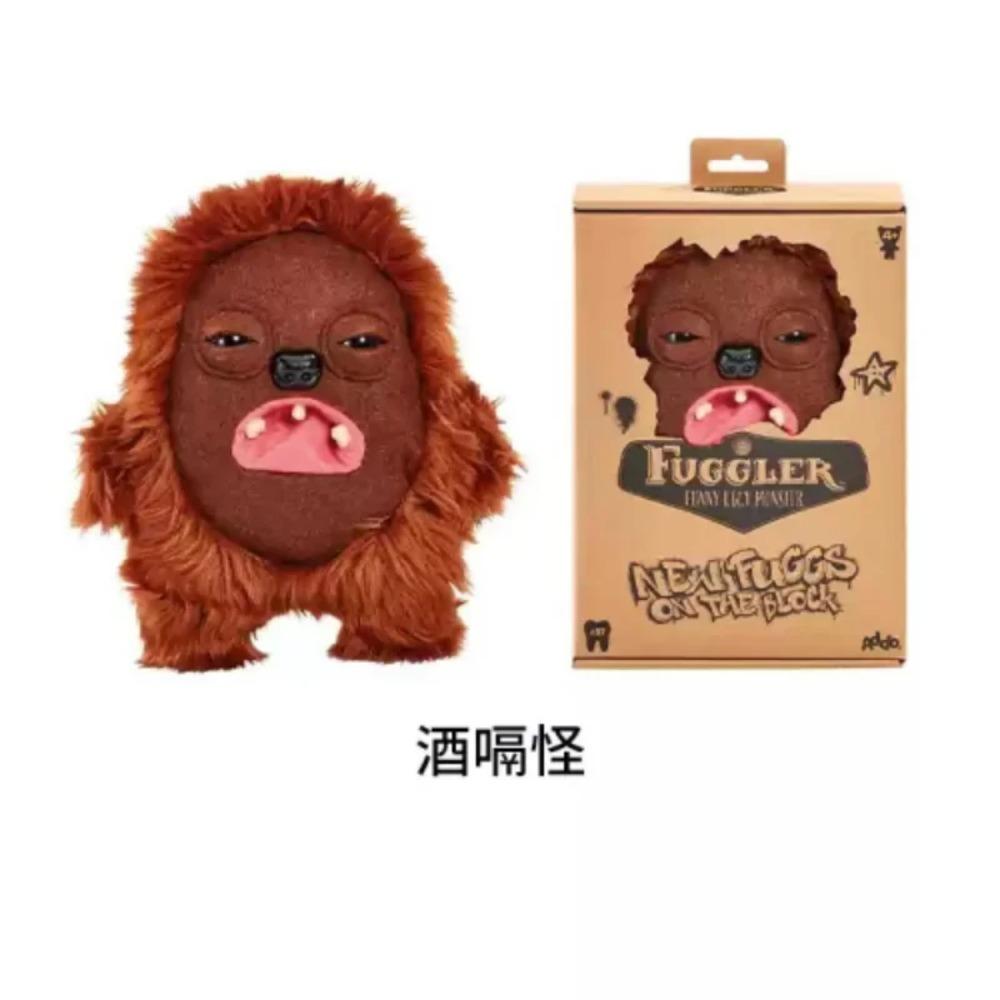 Fuggler Big Teeth Plush Toy Funny Ugly Monster Fugguler Series Rabbit Screech Wide Eyed Weirdo Plush Peluche Birthday Gifts 9"