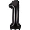 32-inch Black Aluminum Foil Balloons for Birthday Party Decorations
