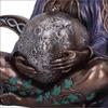 1 Pieza Estatua de la Madre Tierra Diosa Gaia Escultura de Resina Manualidades Adornos de Jardín Regalos Decoración de Escritorio para el Hogar