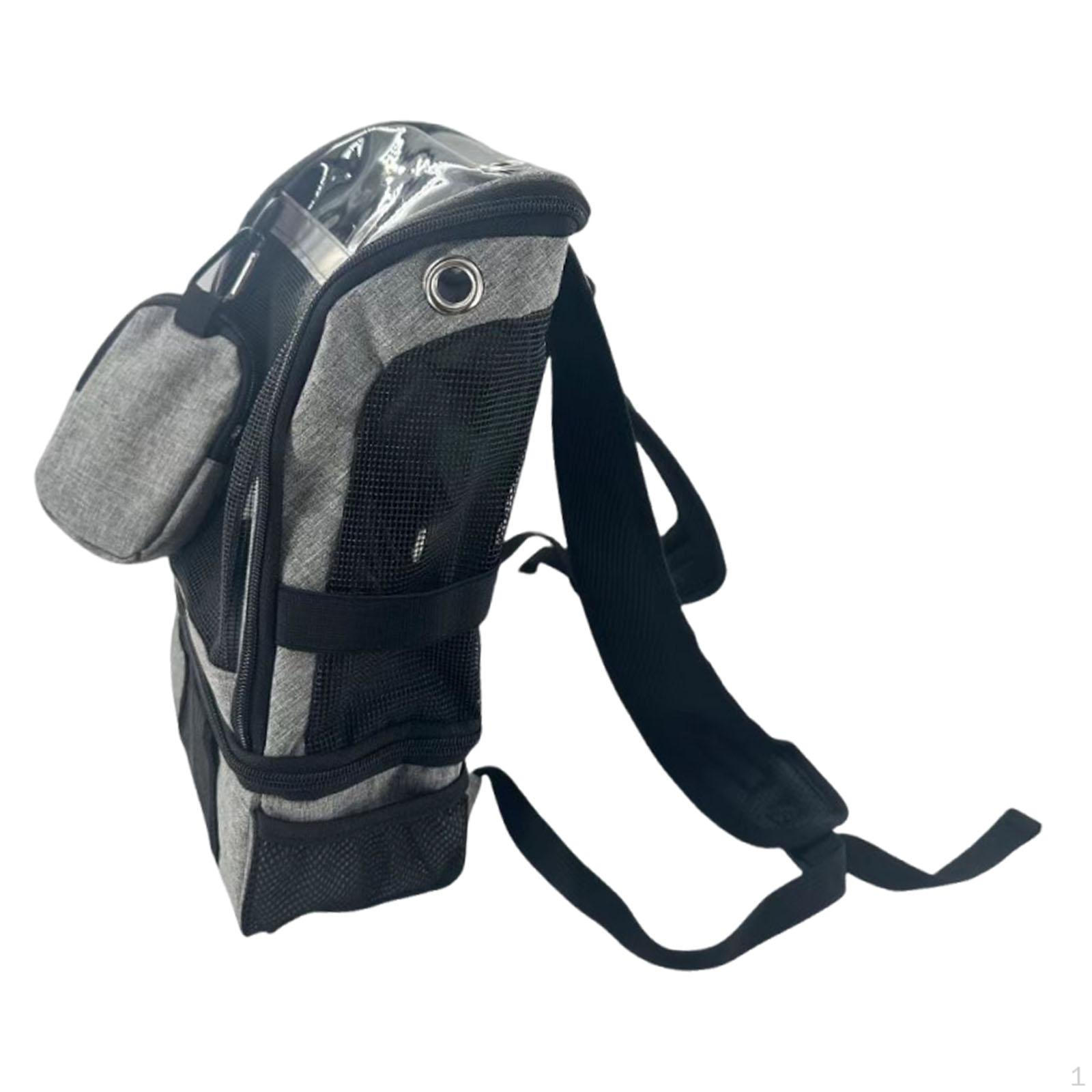 

Oxygens Concentrator Backpack Accessories Practical Professional Lightweight Portable Carrying Bag сірий колір