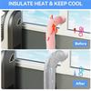 B97A-Portable Air Conditioner Hose Cover For 5" & 5.9" Diameter AC Exhaust Hoses Tube For Heat Reduction