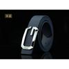 Mary New Fashion Men and WomenGBuckle Belt All-Match Neutral GoldGLetter Smooth Buckle