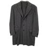 GAiOLA Herringbone Cashmere100 Chesterfield Coat Coat 48 grayUsed
