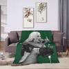 Lady Gaga Legendary singer  Blanket Quality Warm Soft  Throw Blanket Autumn Picnic Home Decor Novelty Bedspread