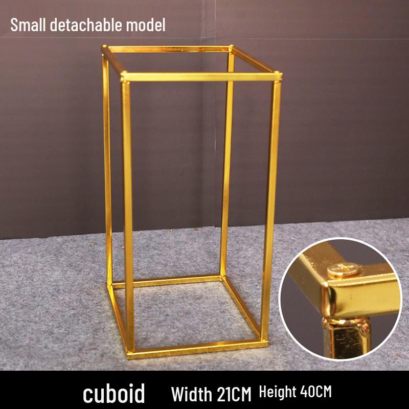 Żelazny Kwiatowy Stojak Kolumnowy do Dekoracji Uliczki Weselnej