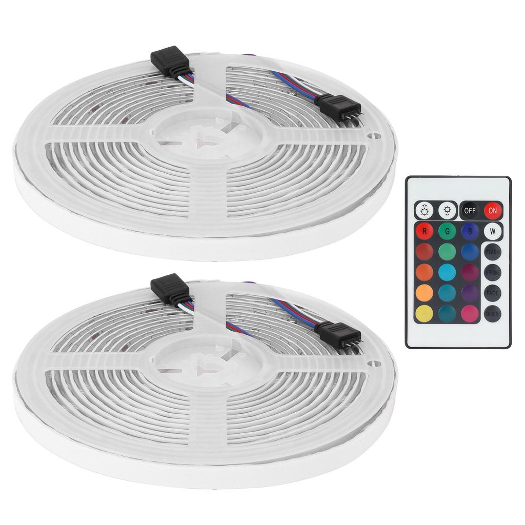 5050 300LED RGB Strip Lights IP65 12V Dimmable Color Changing Lamp Remote Control