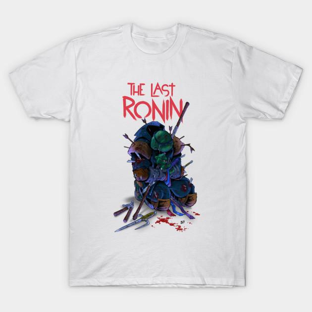 Men Black Print T-shirt The Last Ronin No-Cut Transfer Paper Print Cotton Tshirt S белый