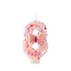 Creative Handmade Diy Digital Pink Butterfly Birthday Candle Pink Butterfly Style Party Cake Decoration Ceremony