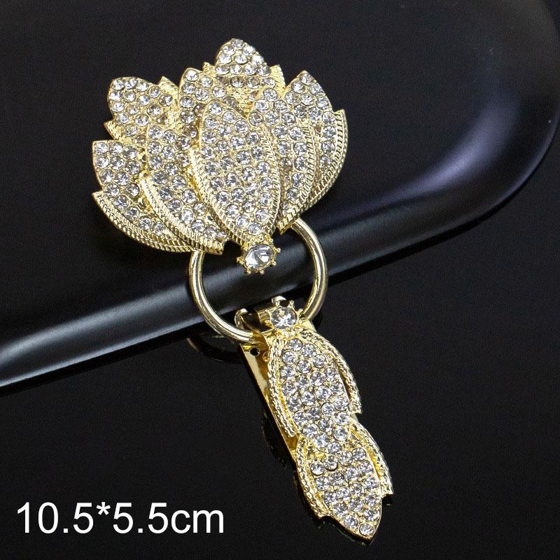 1Pc Handwork Sewing Originality Shiny Rhinestone Overcoat Decor Duckbill Buckle Fashion Metal Button Clothing Accessory