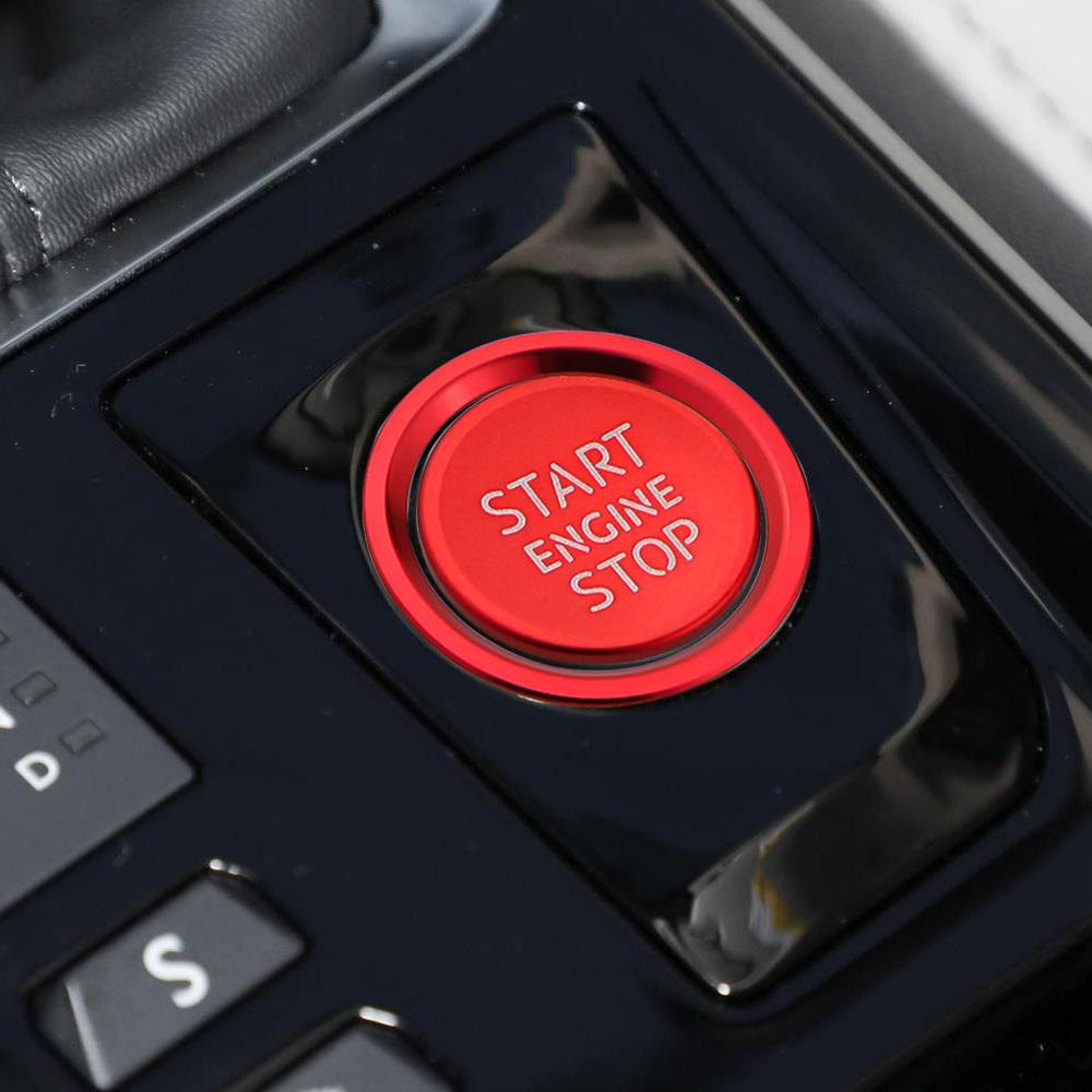 Aluminum Alloy Car Engine Start Stop Ignition Button Ring Cover Sticker for Peugeot 5008 3008 408 508 2008 308 4008 Accessories